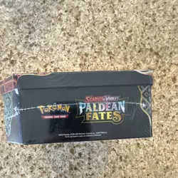 Pokemon Scarlet & Violet Paldean Fates Charizard Tin Box Promo 6 Packs Sealed - Image 3