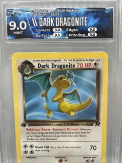 Pokemon Dark Dragonite Team Rocket Non-Holo 1st Edition 22/82 NM - Image 2