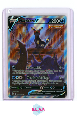 NACHTARA V POKEMON 189/203 2021 SWSH EVOLVING SKIES GERMAN - Image 1