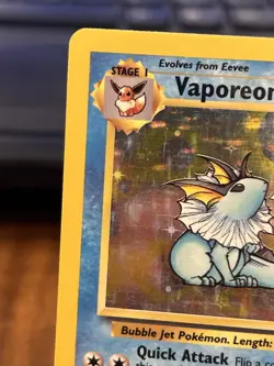 Pokemon TCG Vaporeon Holo Jungle Set 12/64 - Image 2