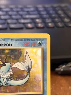 Pokemon TCG Vaporeon Holo Jungle Set 12/64 - Image 5