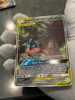 Pokemon TCG Greninja & Zoroark GX 201/214 Unbroken Bonds Alternate Art DMG - Image 4