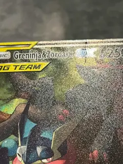 Pokemon TCG Greninja & Zoroark GX 201/214 Unbroken Bonds Alternate Art DMG - Image 5