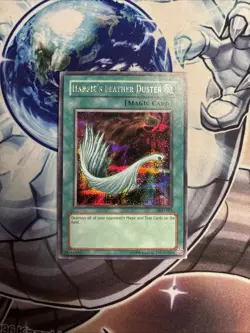 Yu-Gi-Oh Harpies Feather Duster SDD-003 Prismatic Secret Rare LP (WNU) - Image 1