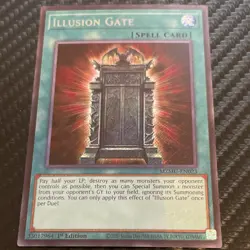 Konami Illusion Gate Spell 20179661 1st Edition Yu-Gi-Oh! TCG English - Image 1