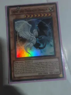 STOR-ENSE1 Light and Darkness Dragon - Super Rare Ltd. Ed. LP YuGiOh - Image 1