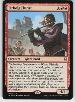 Firbolg Flutist R Commander Legends: Battle for Baldur's Gate 174 MTG - Image 1