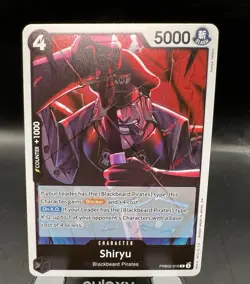 Shiryu PRB02-015 R One Piece Premium Booster Vol. 2 Near Mint - Image 1