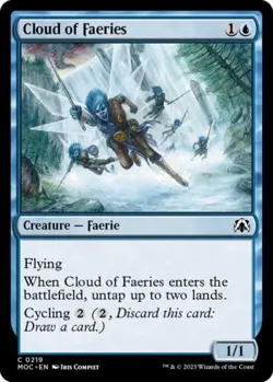 Cloud of Faeries - Near Mint MTG Commander: March of the Machine - Image 1