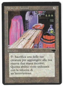 ►Magic-Style◄ MTG - Ashnod's Altar - Italian FBB Renaissance Rinascimento - Good - Image 1