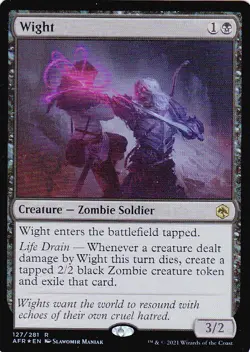 ADVENTURES IN THE FORGOTTEN REALMS..WIGHT..FOIL..MTG..NRMT NP..EN..RARE - Image 1