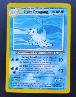 Light Dewgong - 45/105 - Neo Destiny Unlimited Uncommon Pokemon TCG - EXC/NM - Image 1