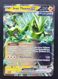 Iron Thorns ex - 077/167 Twilight Masquerade Double Rare Holo Pokemon SV06 - NM - Image 1