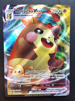 Morpeko VMAX - 080/202 - Pokemon TCG SWSH01 Sword Shield Full Art Ultra Rare NM - Image 1