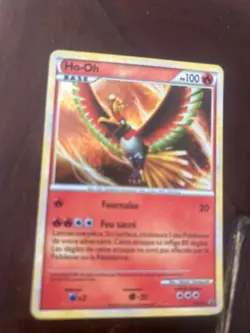 POKEMON HEARTGOLD BLACK STAR PROMO HO-OH #HGSS01 HOLO FOIL PSA 8 NM-MT - Image 1
