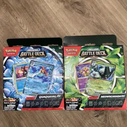 Pokemon Deluxe Battle Deck Ready To Play QUAQUAVAL ex New Sealed - Image 1