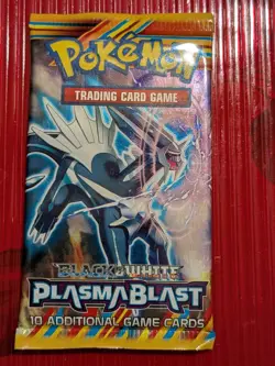 Pokemon Black & White Plasma Blast 2013 Foil Booster Pack Dialga Art 1 - Image 1