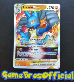 Lucario VSTAR - SWSH214 - Sword Shield Black Star Promo Rare Pokemon TCG - NM - Image 1