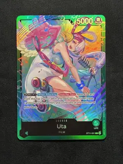 One Piece TCG - Uta ST11-001 L Alternate Art - Starter Deck 16: Green - English - Image 1