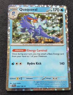 Pokemon Meowscarada Skeledirge Quaquaval Sparkle [Set of 3] Exclusive Holo Promo - Image 3