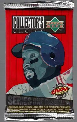 1994 Upper Deck Baseball Collectors Choice Series One Sealed Pack Crash The Game - Image 1