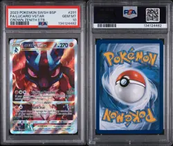 PSA 10 GEM MINT Lucario VSTAR Promo SWSH291 Crown Zenith ETB Pokemon Card - Image 3