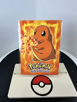 TOPPS Charmander E4 of 12 BLACK LOGO - Pokemon Card 🌟🌟🌟 - Image 1