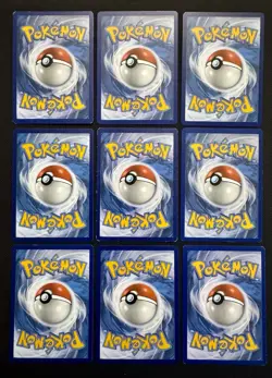 9x Gen 1 Pokemon Starters Card Lot Bulbasaur Charmander Squirtle Cute Pokemon - Image 2