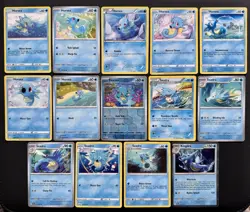 14x Horsea Seadra Kingdra Pokemon Card Species Collection Cute Pokemon - Image 1
