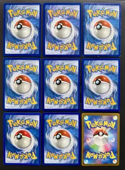 9x Meowth & Persian Pokemon Species Collection W/ Jungle Card - Image 2