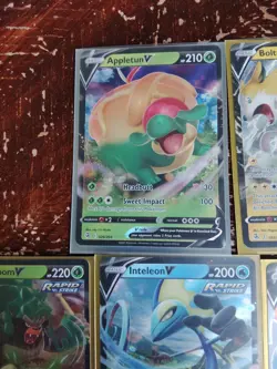 5 Card Rare Holo V Pokemon Lot - Image 3