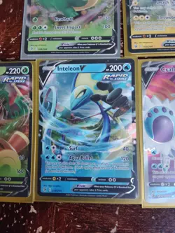 5 Card Rare Holo V Pokemon Lot - Image 4