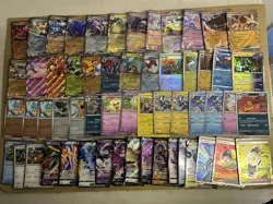 Pokemon Bundle x 61 Cards, English, Japanese, Korean, EX,Promo,Pokeball & V Card - Image 1