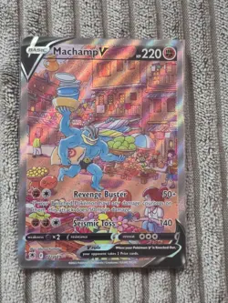 Pokemon Machamp V 172/189 Full Art Ultra Rare Holo Astral Radiance Card - Image 1