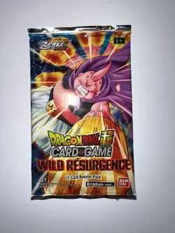 DRAGONBALL SUPER X4 BOOSTER SEALED CARD GAME WILD RESURGENCE CON 12 CARDS - Image 2