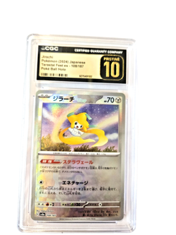 Jirachi 108/187 Master Ball Mirror Terastal Festival ex Pokemon Card Pristine 10 - Image 1