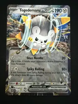 Togedemaru ex 149/217 Ascended Heroes Ultra Rare Holo Pokemon TCG Card NM - Image 1