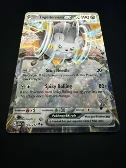 Togedemaru ex 149/217 Ascended Heroes Ultra Rare Holo Pokemon TCG Card NM - Image 3