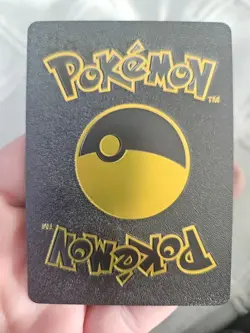 Kyurem VMax Black Foil Fan Art Textured Collector Pokemon Card HP330 049/196 - Image 2