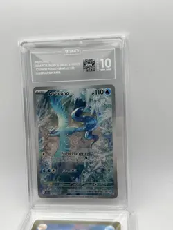 2025 POKEMON JTG EN-JOURNEY TOGETHER ILLUSTRATION RARE #161 ARTICUNO TAG 10 - Image 1