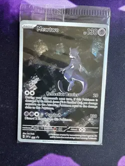 MEWTWO SVP 052 Scarlet Violet 151 Promo Illustration Rare Pokemon Card SEALED - Image 1