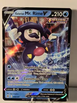 Galarian Mr. Rime V 049/189 - Astral Radiance - Ultra Rare Holo Pokemon Card NM - Image 1