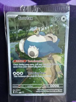 Snorlax SVP EN 051 Black Star Promo Scarlet & Violet Pokemon 151 Card - SEALED - Image 1