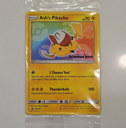 Pokemon Ash's Pikachu SM108 Promo Card SM Promo Regular 2017 English - Image 1