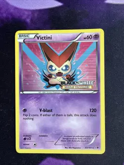 Pokemon Card - Victini - Holo Prerelease Promo (43/101) BW Noble Victories NM/LP - Image 1