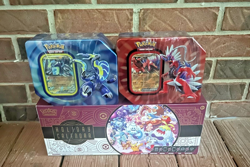 NEW-Pokemon TCG Holiday Calendar 2025/Miraidon & Koraidon ex Tins-FACTORY SEALED - Image 1