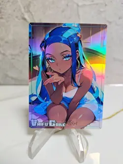 Nessa Trading Card Waifu Goddess Story Anime Girl holo Karte Manga Full Art - Image 1