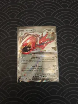 Scizor EX 111/162 Sv05: Temporal Forces Double Rare Holo Near Mint Pokemon TCG - Image 1