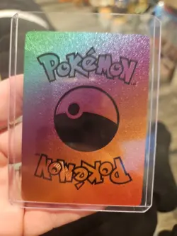 M Hydregion EX Rainbow Foil Fan Art Vinyl Premium Collector Card - Image 2