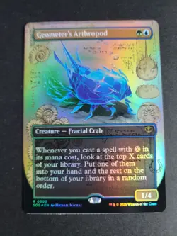 Geometer's Arthropod (Borderless Foil) Rare MTG Secrets of Strixhaven - Image 1